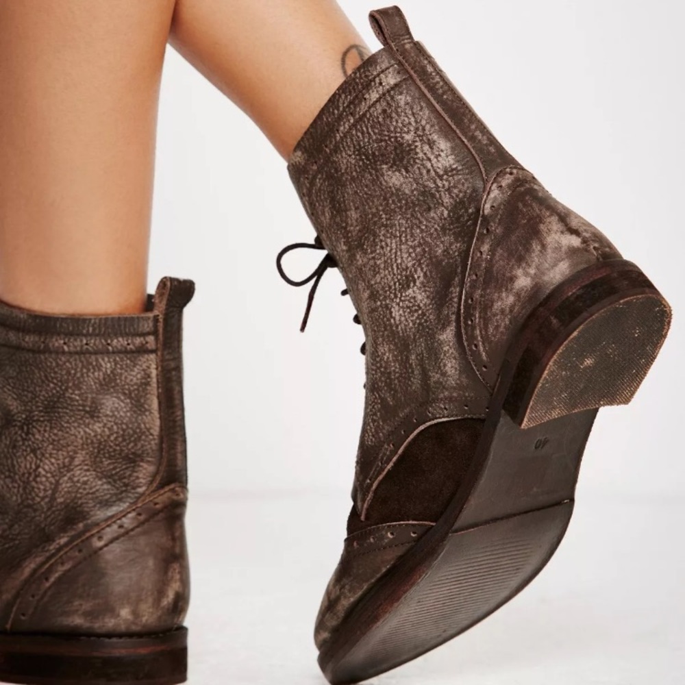 Free People Lace up Boots